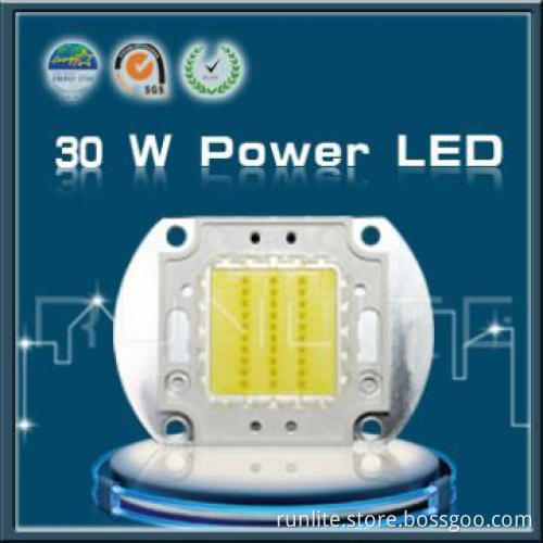 Low Degradation 30W Warm White LED Diode(RoHS)